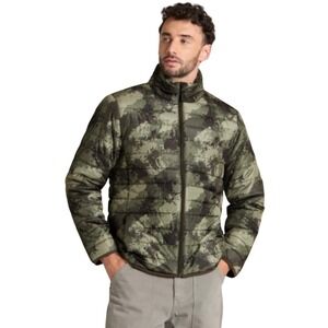 Goodfellow & Co Men's Green Camo Quilted Midweight Puffer Jacket Size XXL